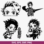 Demon Slayer SVG, anime SVG, manga SVG, anime quotes SVG, PNG, DXF, EPS, Cut Files for Cricut and Silhouette, Instant Download