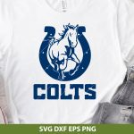 Indianapolis Colts SVG, football SVG, team spirit SVG, game day SVG, Sports SVG for Cricut and Silhouette, png, dxf, eps, Instant Download
