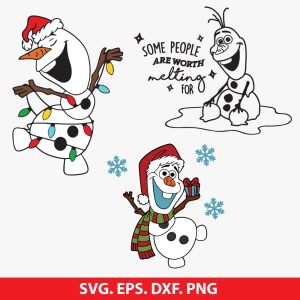 Olaf Frozen SVG Bundle