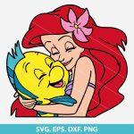 Ariel SVG file, Little Mermaid SVG, Ariel SVG download, Cricut Ariel design, Silhouette Ariel cut file, Mermaid craft ideas, png, dxf, eps
