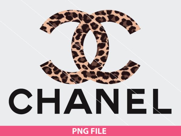 Chanel leopard logo sublimation printing