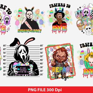 Horror Easter PNG Bundle