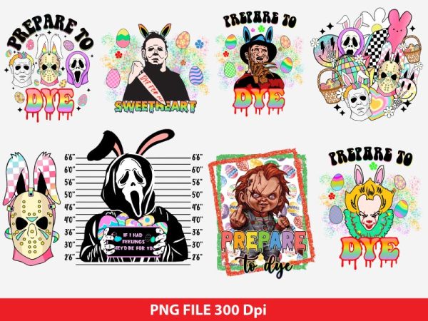 Horror Easter PNG Bundle