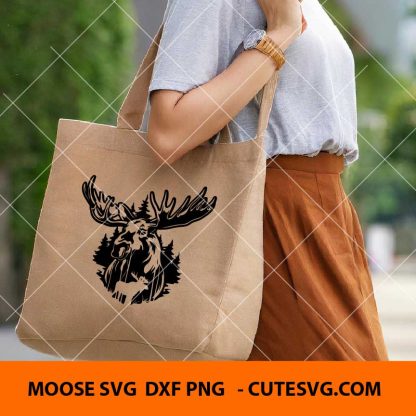 moose svg cutting file cute svg com Cricut ready files