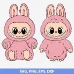 Labubu SVG, Labubu SVG File, Labubu Have a Seat SVG, Labubu Designs PNG, Labubu SVG Bundle, Cute Monster SVG, Instant Download